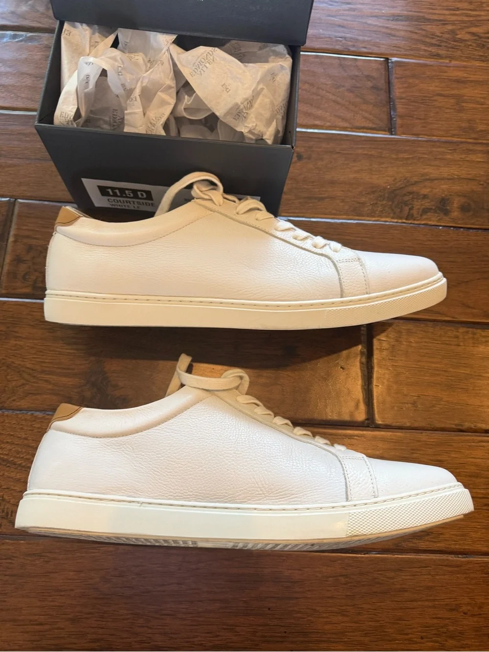Allen Edmonds Men’s Courtside Lace-up Leather Sneakers